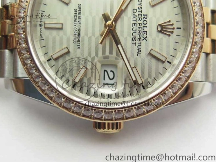 1227 Sustainable DateJust 36 SS RG 126281 BP Maker 1:1 Best Edition Silver Dial on Oyster Bracelet 2502